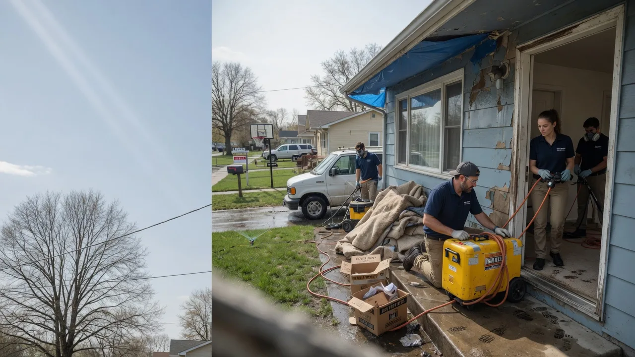 Basement Flood Cleanup in Baker, LA near me